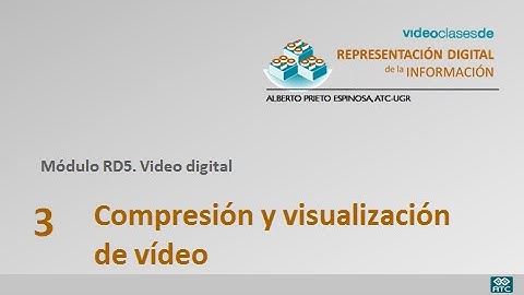 RD5.3 Compresion de datos de video.