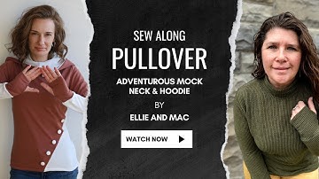 Easy Color Block Sewing Tutorial - Adventurous Mock Neck & Hoodie