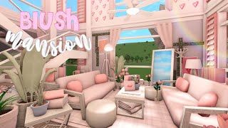 BLOXBURG| Blush Stylish Manor | House Build
