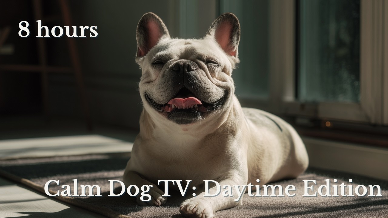 Dog TV for Home Alone 🐾 8 Hours of Calm Daytime Music & Peaceful Home Scenes