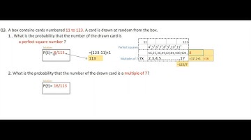 A box contains 20 cards from 1 to 20. Probability that the number drawn card is divisible by 2 or 3