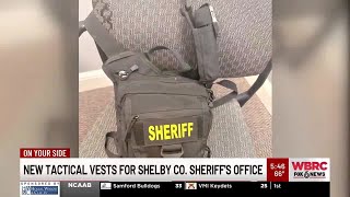 New tactical vests for Shelby County Sheriff's Office