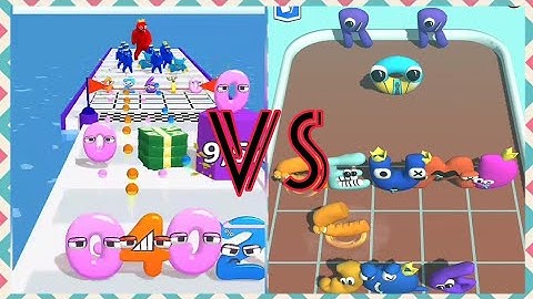 Merge Alphabet Lore Run vs Merge Number Run - Merge Battle #5