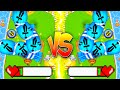 the CLOSEST battle I've ever had in Bloons TD Battles