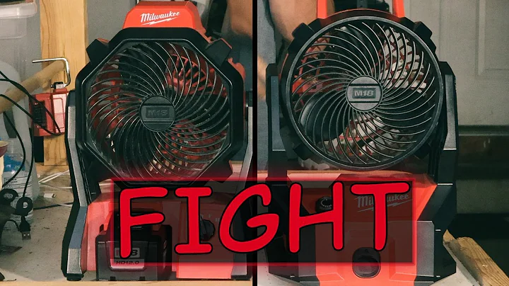 Milwaukee Fan Real World Sound Test | Packout Fan vs. M18 Jobsite Fan