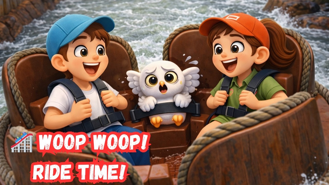 Blackpool Pleasure Beach Woop Woop! 🎢 Ollie & Maisie Adventures