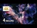 Deep Space Relaxation 4K Nebula Background for Sleep and Focus 4 HOURS