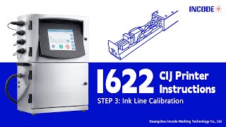 INCODE I622 CIJ Printer Instructions โ Step 3: Ink Line Calibration