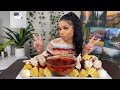 SEAFOOD BOIL MUKBANG | LOBSTER BOIL + DO YOU HAVE REPEATED DREAMS ?