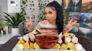 SEAFOOD BOIL MUKBANG | LOBSTER BOIL + DO YOU HAVE REPEATED DREAMS ?