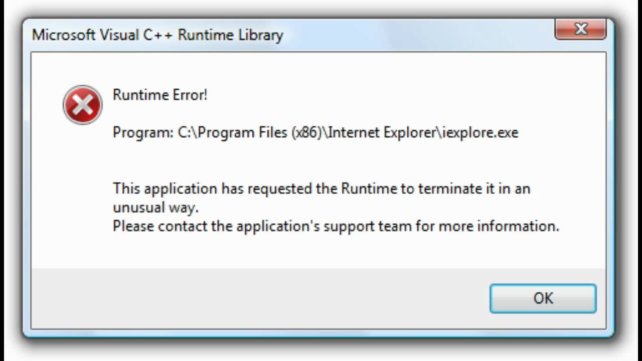 Net desktop runtime to run this application. Ошибка this application has requested the runtime to terminate. Microsoft Visual c++ runtime Library ошибка. This application has requested the runtime to terminate it in an unusual way. Runtime Error.