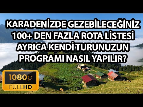 Karadeniz turu gezilecek yerler listesi ve Tur programı nasıl yapılır?