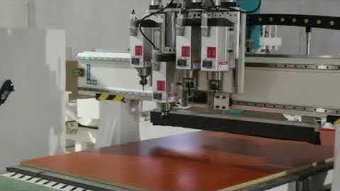 cabinet making machine with auto loading and unloading function