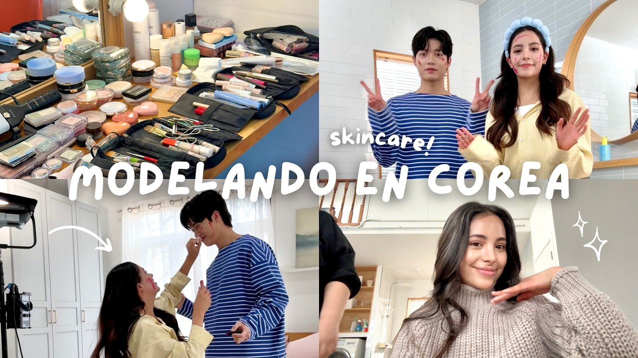 [VLOG] MI PRIMERA CAMPAÑA COMO MODELO EN COREA DEL SÚR I Marca de Skincare (Eng Sub)