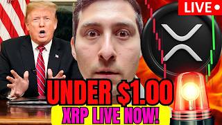 XRP PRICE WATCH! White House CRYPTO NEWS LIVE