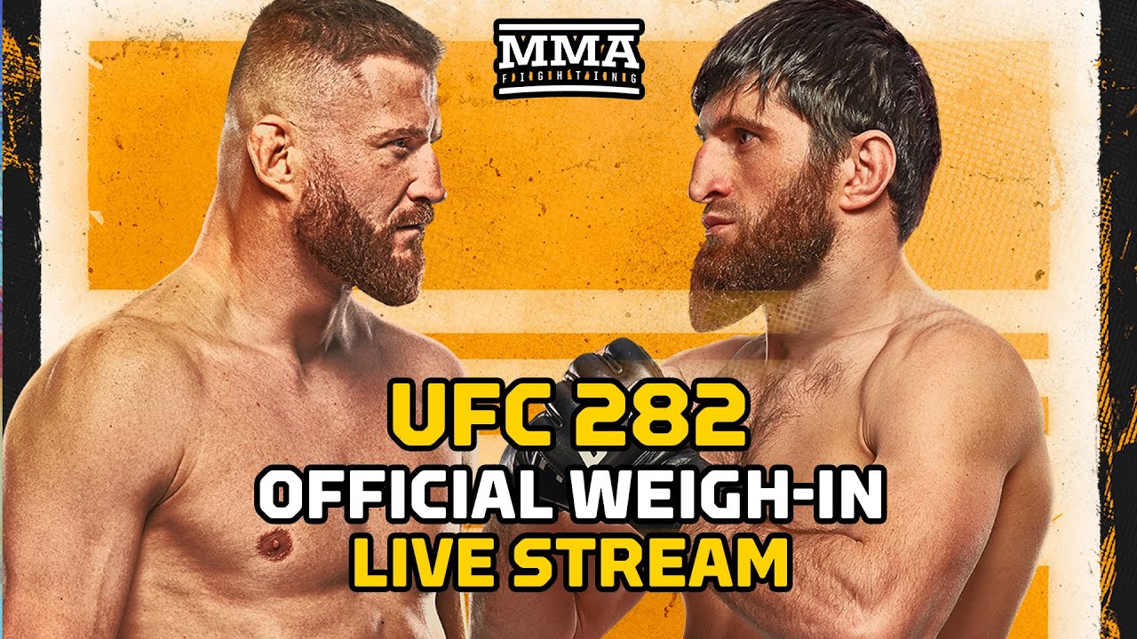 UFC 282 early weigh ins video, live results stream Blachowicz vs Ankalaev 