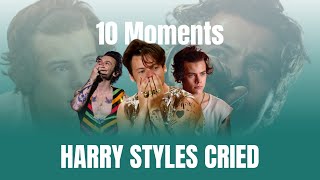 10 Times HARRY STYLES CRIED On Stage |  ‼️EMOTIONAL‼️