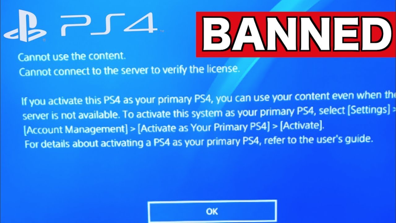 Rejsende købmand bud Vær tilfreds PS4 gamer gets BANNED and loses all his games! - YouTube