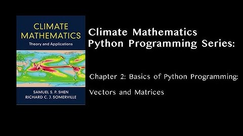 Chapter 2: Vectors and Matrices