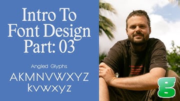 Intro To Font Design (Geometric Sans Serif) – Part 3 Angled Glyphs