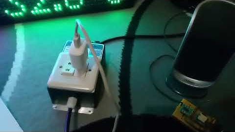 SMART BELL WIFI ( BEL SEKOLAH OTOMATIS) 2 PANEL P10 RGB