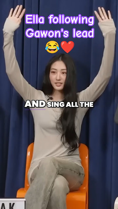 Ella ❤️ following Gawon lead is just adorable! Meovv (Sooin, Narin, Anna) #meovv #kdramareality