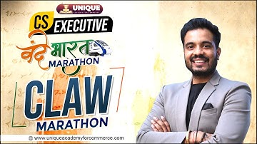 CS Executive Old/New Syllabus | Dec attempt - 2023 | CLAW | Marathon | CS SHUBHAM ABAD