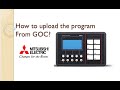 Mitsubishi GOC 35😊| CoDeSys How to upload the program from GOC? | Jack Automation | Tutorial✅