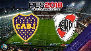 Pro Evolution Soccer 2018 Boca Jrs vs River Plate - La Bombonera - Relatos De Paoli