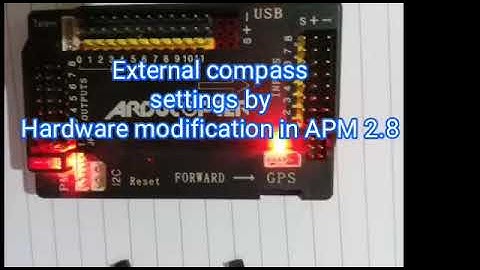 External compass setup for APM 2.8,#APM2.8,#diy