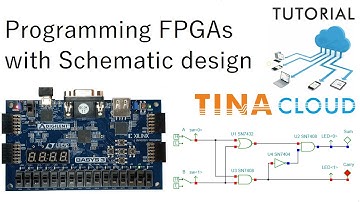 Programming FPGA Boards with TINACloud using Schematic Design Entry