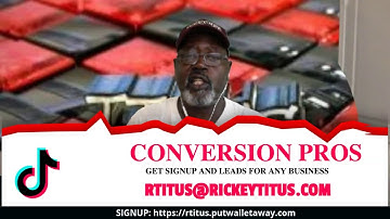 THE CONVERSION PROS  WHY YOU DON
