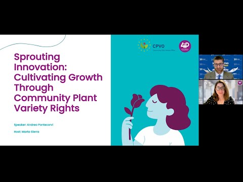 CPVO 4iP Webinar Sprouting Innovation Cultivating Growth Through Community Plant Variety Rights