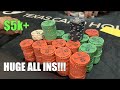 I Have $5k+ Stack In WILDEST 5/5 NL Game I&#39;ve Ever Played!! Don&#39;t Miss! Poker Vlog Ep 165