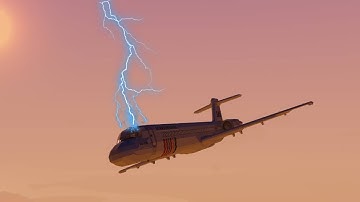 LIGHTNING CAUSES PLANE CRASH SURVIVAL! - Stormworks Multiplayer Gameplay