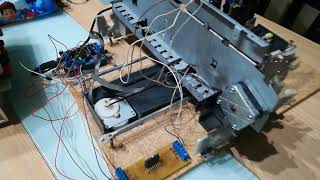 Impresora 2D Con Arduino Con L298 Y L29. Impresora Y Escaner Reciclados