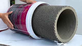 Simple And Unique - How To Make Cement Flower Pots From Bubble Sheet And Plastic Containers by Construction - Products Cement 10,807 views 6 months ago 10 minutes, 26 seconds
