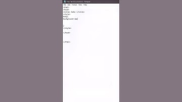 HTML notepad