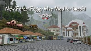 Extremely Realistic Foggy Forest Map Mod BUSSID 2026 🌲🌫️ | Ultra Graphics screenshot 2