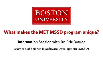 #BUMETLIVE: Why is the pursuit of a Master’s in Software Development so valuable in 2018?