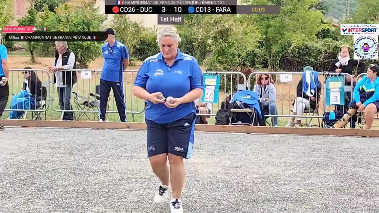 🎥 Прямая трансляция 🎥 🇫🇷Чемпионат Франции - Мильо 🇫🇷🏆 Петанк, женский одиночный разряд