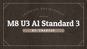 Standard 3: Learning Environments