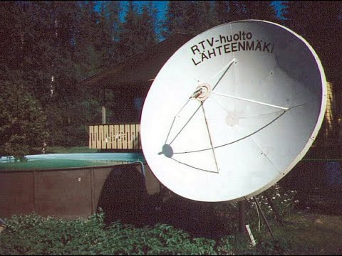 Video: Satelliittiantennin 