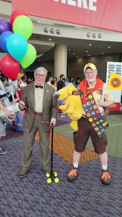 Pixar's UP! Carl Frederickson and Russell MEGACON Orlando 2022