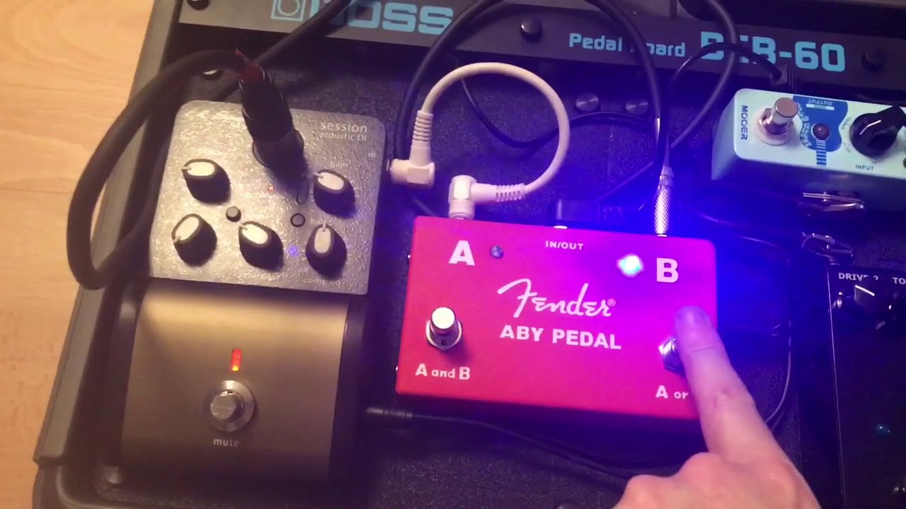 Acoustic & Electric Pedal Board Set Up YouTube