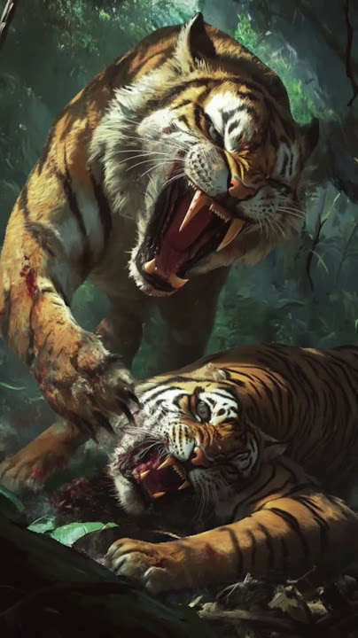 Sabertooth vs Animals (Lion, Tiger, Mammoth)