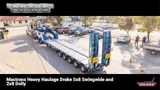 Mactrans Heavy Haulage Drake 5x8 Swingwide and 2x8 Dolly | The Drake Group screenshot 2