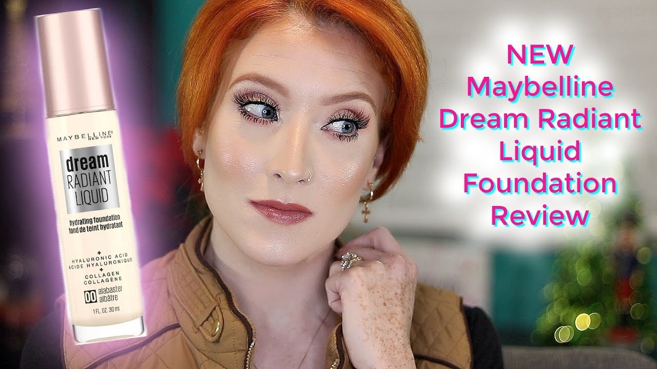 NEW Maybelline Dream Radiant Liquid Foundation Review - YouTube