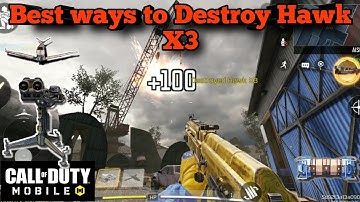 Destroy Hawk X3 easily in COD Mobile