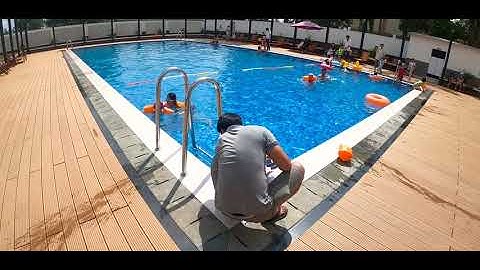 Hồ bơi chung cư Lê Thành Tân Tạo | Vu vlog | V66 Vlog